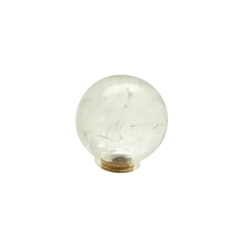 Cabinet knob BALL Rock crystal