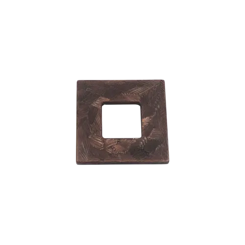 Bouton de meuble CD carré VIRTUOSE 50x50mm